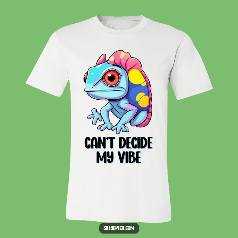 Funny Chameleon T-Shirt - Clashing Colors Shirt, Perfect Quirky Gift