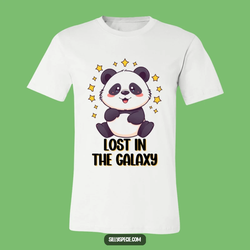 Funny Dizzy Panda T-Shirt - Spinning Stars Shirt, Perfect Hilarious Gift
