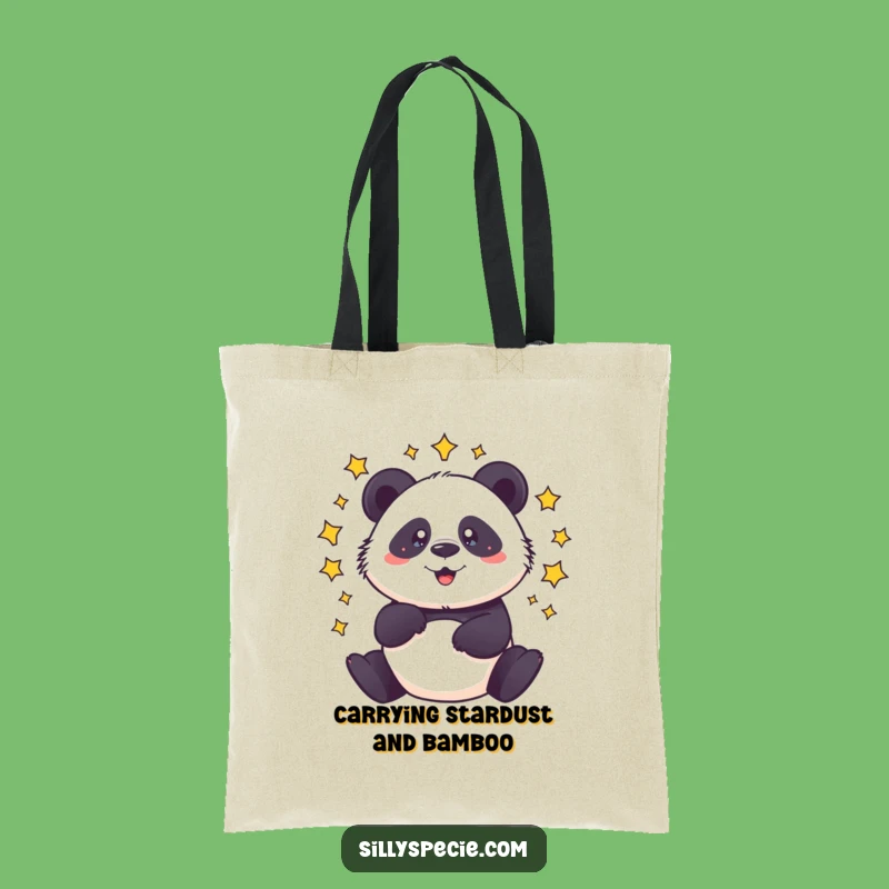 Funny Dizzy Panda Tote Bag - Spinning Fun, Perfect Accessory Gift